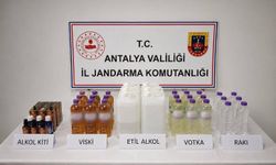 Konyaaltı'nda kaçak alkol operasyonu