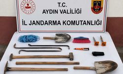 Magnesia Antik Kenti'nde kaçak kazıya suçüstü: 3 şüpheli yakalandı