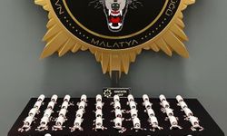 Malatya'da otogarda 2 bin 970 adet sentetik hap ele geçirildi