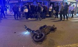 Muratlı'da otomobil motosikletle çarpıştı: 1 yaralı