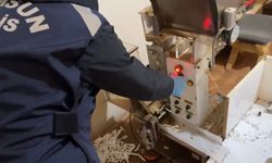Samsun'da kaçak sigara imalathanesine baskın