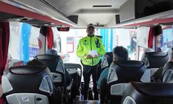 Sinop'ta polisten yolculara 'kemer' uyarısı