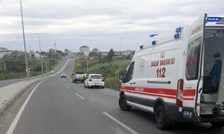 Tekirdağ'da otomobilin çarptığı yaya yaralandı