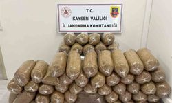 Yahyalı'da 285 kilo bandrolsüz tütün yakalandı