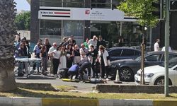Yaya yolunu kullanan 3 tekerli motosiklet ile otomobil çarptıştı: 1 yaralı