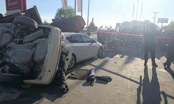 Zonguldak'ta akaryakıt istasyonuna dalan otomobil dehşet saçtı: 5'i çocuk 6 yaralı