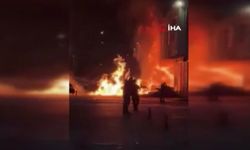 Başakşehir sanayi sitesinde korkutan yangın
