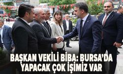 Başkan Vekili Biba: Bursa'da yapacak çok işimiz var