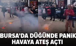 Bursa'da düğün eğlencesinde korkutan anlar