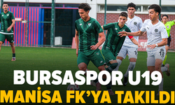 Bursaspor U19, Manisa FK'ya 2-1 mağlup oldu