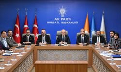AK Parti Bursa İl Başkanlığı haftalık toplantısını gerçekleştirdi