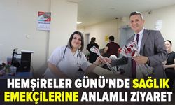 Hemşireler Günü'nde sağlık emekçilerine anlamlı ziyaret