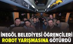 İnegöl Belediyesi öğrencileri robot yarışmasına götürdü