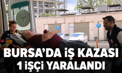 Bursa'da kereste imalathanesinde 1 işçi yaralandı