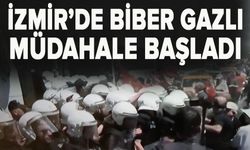 İzmir'de CHP'lilere biber gazlı müdahale başladı