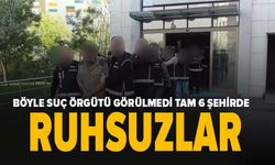 'Ruhsuzlar' organize suç örgütüne operasyon