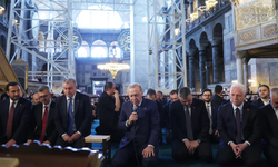 Cumhurbaşkanı Erdoğan Ayasofya’da