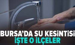 Bursa'da su kesintisi