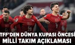 TFF'den A Milli Takım kadrosu için yalanlama