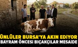 Bursa'da Kurban Bayramı öncesi Tarihi Bıçakçılar Çarşısı’nda ünlü mesaisi