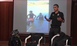Deniz polisinden öğrencilere boğulma vakalarına karşı eğitim