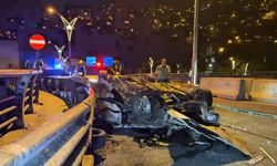 Kontrolden çıkan otomobil takla attı: 1 yaralı
