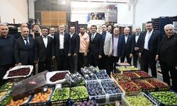BTSO Başkanı İbrahim Burkay’dan Bursa Kent Hali’ne Ziyaret