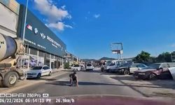 Bursa’da akan trafikte yürekleri ağza getirdi