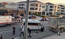 Bursa’da servis minibüsü kazası: 1 ağır yaralı