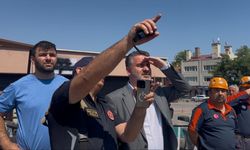 Başkan Vekili Biba, olay yerinde