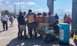 Alanya'da denizde boğulma tehlikesi geçiren yaşlı adam hastaneye kaldırıldı