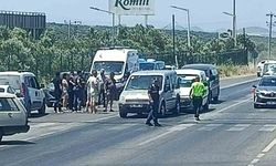 Ayvalık'ta Kozak kavşağında zincirleme kaza: 3 araç birbirine girdi