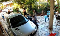 Fethiye'deki komşu dehşeti kamerada
