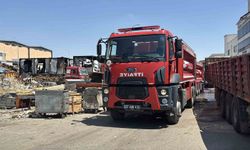 Gaziantep'te korkutan iş yeri yangını söndürüldü