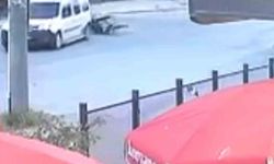 Hafif ticari araç ile çarpışan motosikletin sürücüsü yaralandı