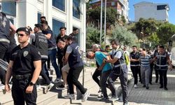 Helikopter ve özel harekat destekli baskın sonrası 29 şüpheli adliyeye getirildi