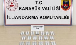 Karabük'te 331 sentetik hap ele geçirildi