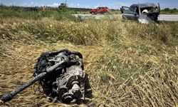 Kazada hurdaya dönen otomobilin sürücüsü hayatını kaybetti