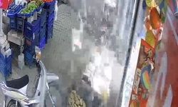 Manisa'da sirke şişesi bomba gibi patladı