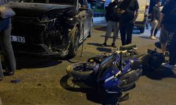 Ters yönden çıkan otomobil kazaya neden oldu