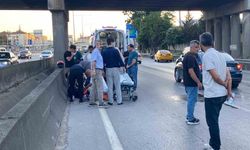 Motosiklet otomobile çarptı: Sürücü ağır yaralandı