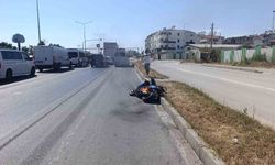 Motosikleti gözlerinin önünde demir yığınına döndü, yardım istediği sürücüler sadece izleyebildi