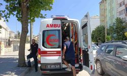 Motosikletin devrildiği kazada sürücü yaralandı