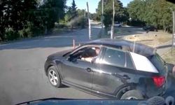 Sakarya'da savcı ile minibüs şoförünün trafikteki kavgası kamerada