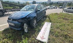Samsun Şehir Hastanesi Kavşağı'nda yine kaza: 2 yaralı
