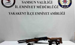 Samsun'da ruhsatsız silah operasyonu: 3 silah ele geçirildi