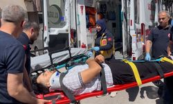 Sinop'ta otomobil kapısına çarpan motosikletli yaralandı