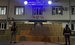 Şüpheli tırda 5,5 milyon adet bandrolsüz sigara ele geçirildi
