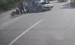 Zonguldak'ta otomobille çarpışan motosikletin sürücüsü hayatını kaybetti