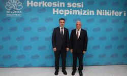 Nilüfer Belediye Başkanı Özdemir, Bursa Büyükşehir Belediye Başkan Vekili Biba'yı ağırladı
